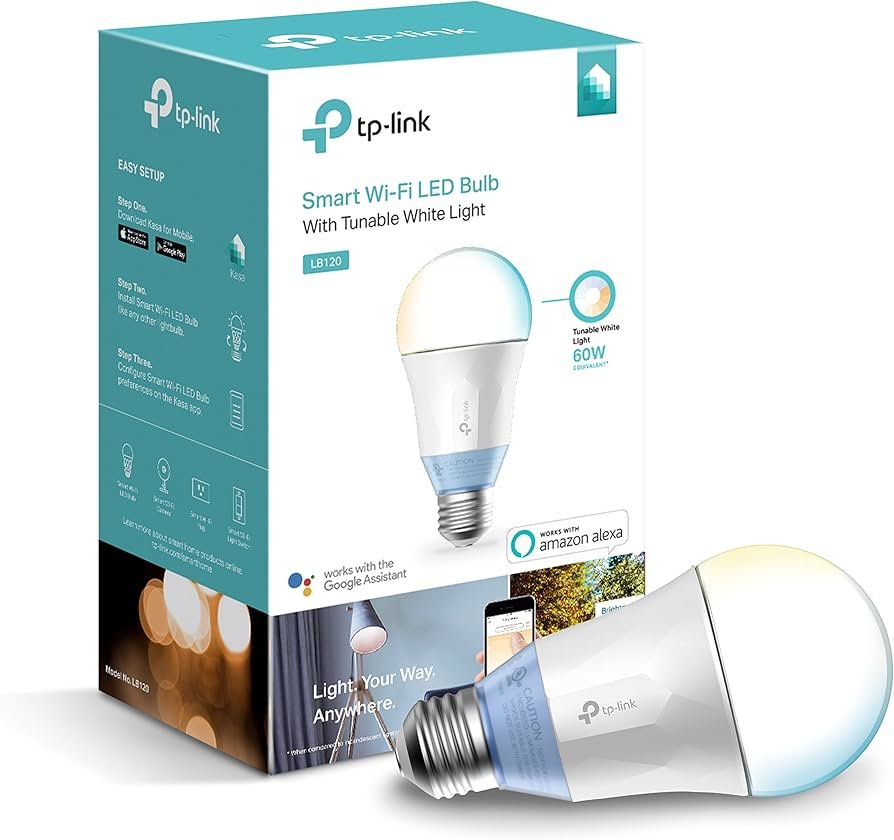 tp-link lb120 review and setup tp link light bulb