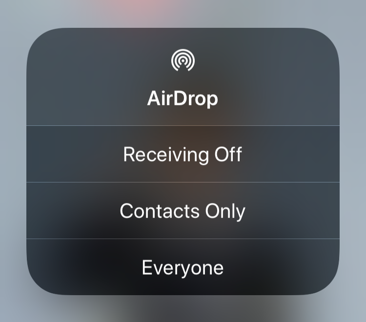 airdrop doesn't work on iphone