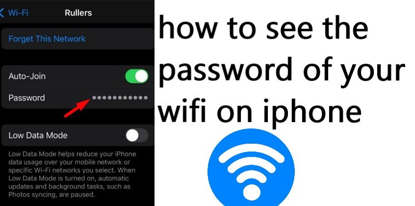 how to see the password of your wifi on iphone 15 iphone 14 iphone 13 iphone 12 iphone 11 iphone X