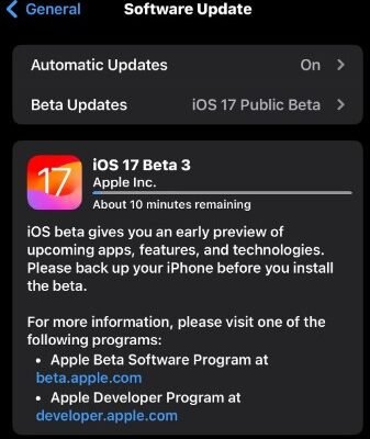 how to download ios 17 beta ? os 17 beta download