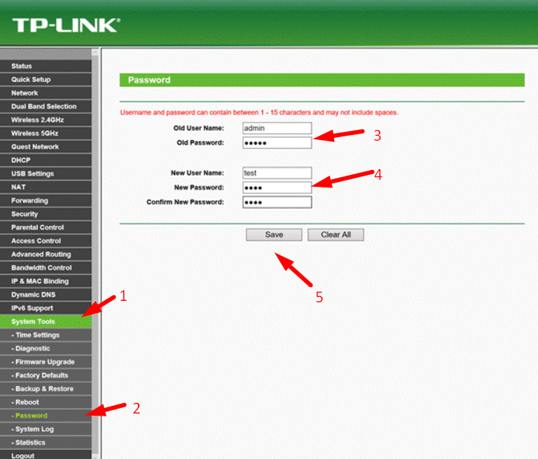 tp-link tl-wr940n password