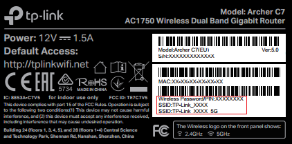 tp-link tl-wr940n default password