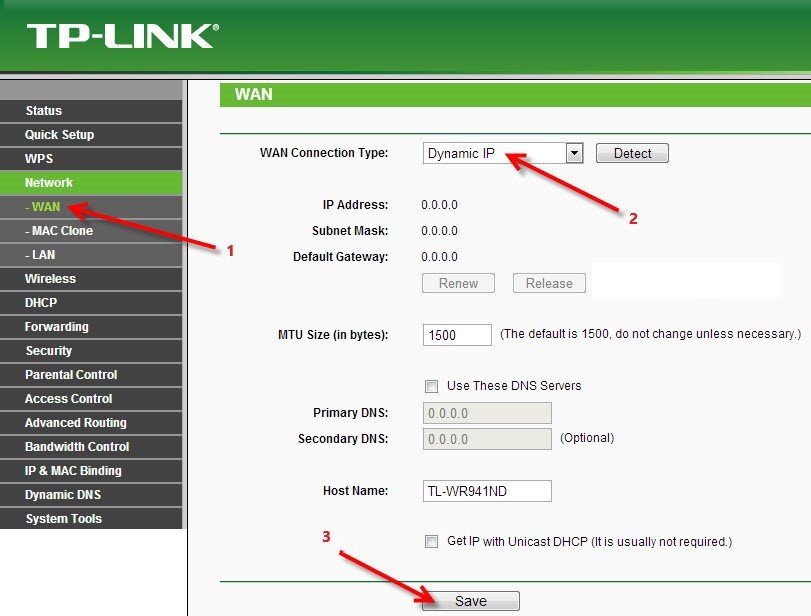 tp-link tl-wr940n configuration