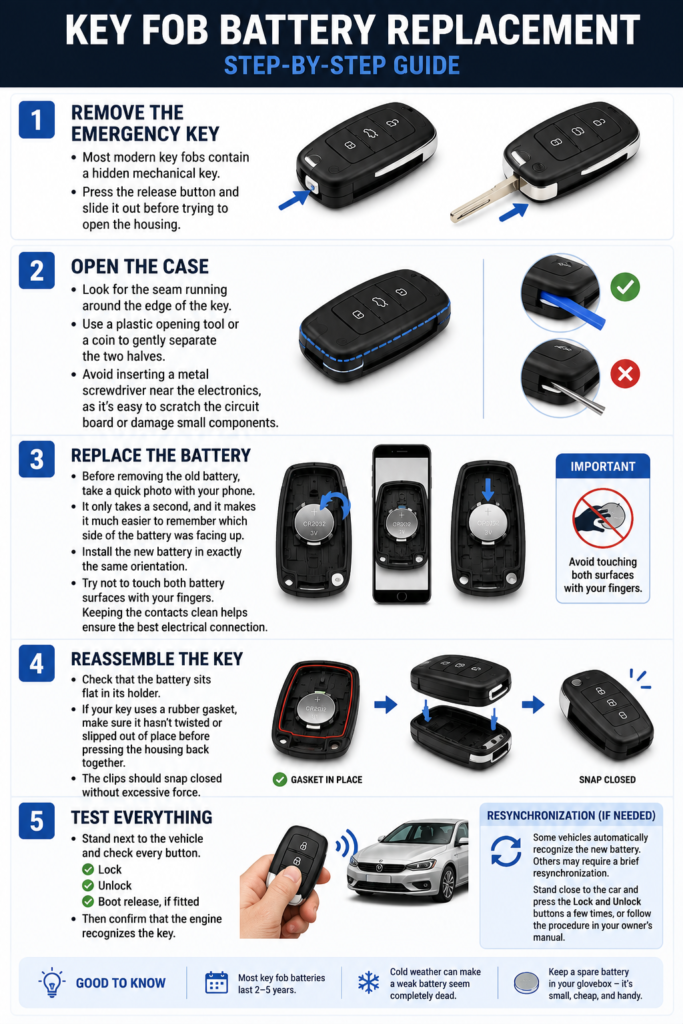 How to Replace a Key Fob Battery
