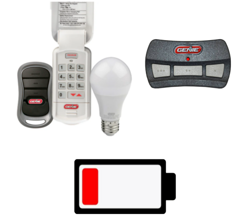 Genie Garage Door Opener Remote Batteries