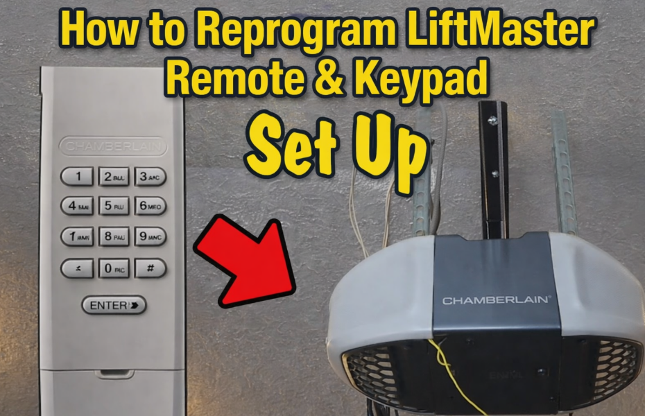 How to Reprogram LiftMaster Remote & Keypad