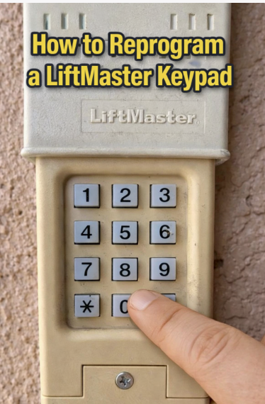 How to Reprogram a LiftMaster Keypad