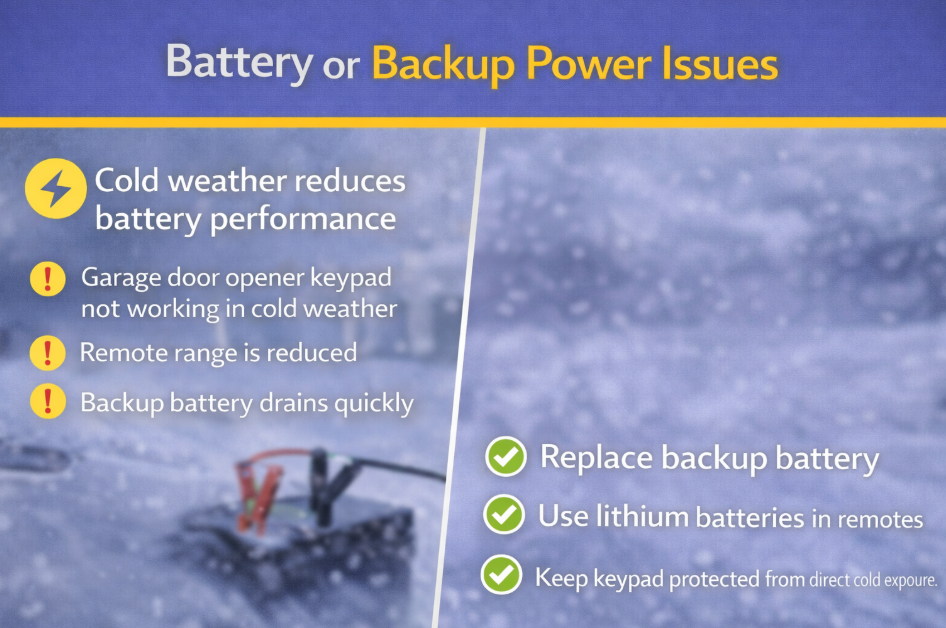 Battery or Backup Power Issues