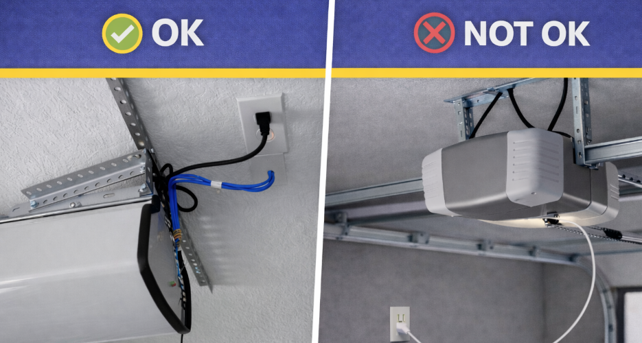 Garage Door Opener Outlet Location