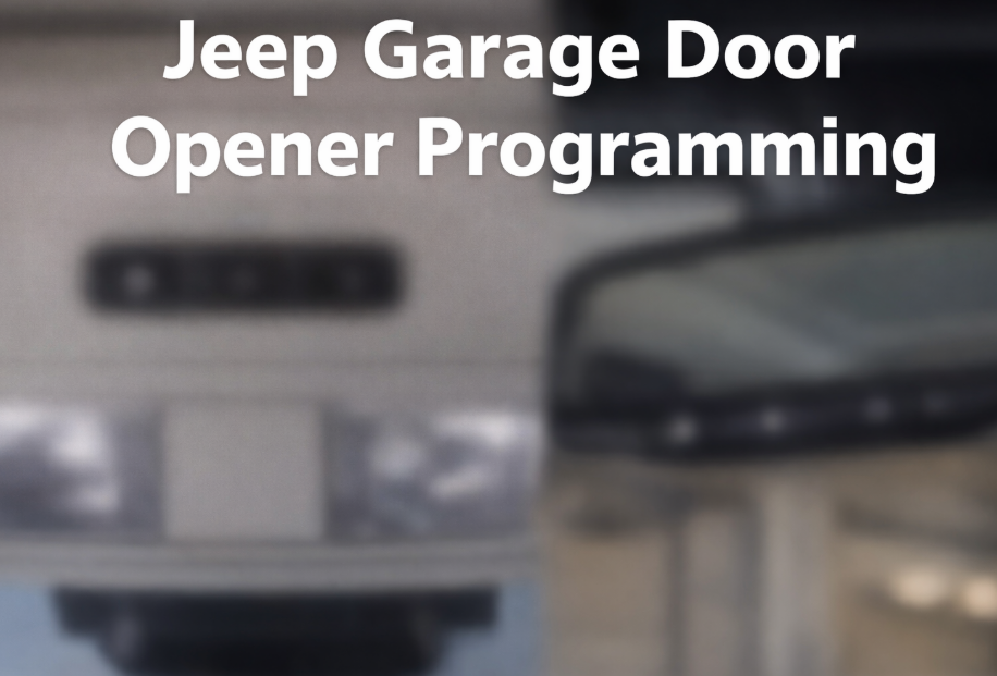 Jeep Garage Door Opener Programming renegate