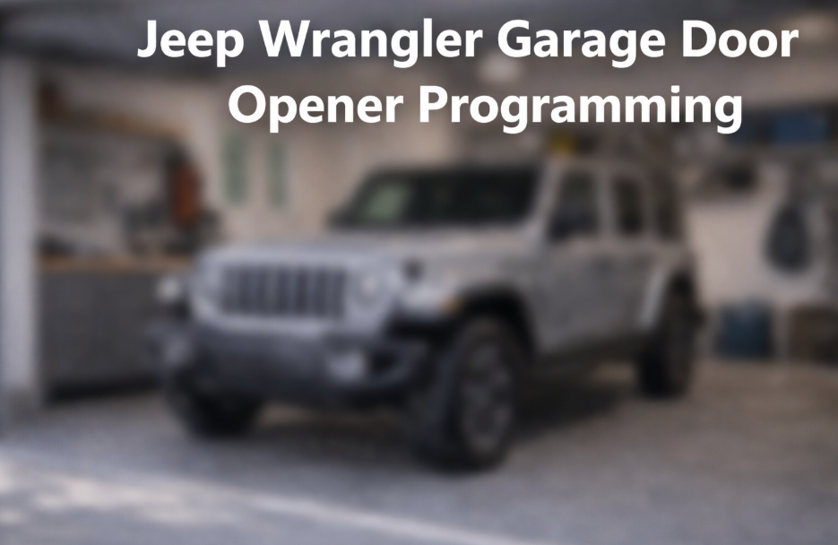 Jeep Wrangler Garage Door Opener Programming JL / JK