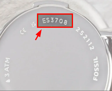 Fossil Watch Battery chart tabel 