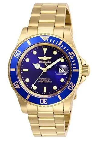 how to set time invicta pro diver watch