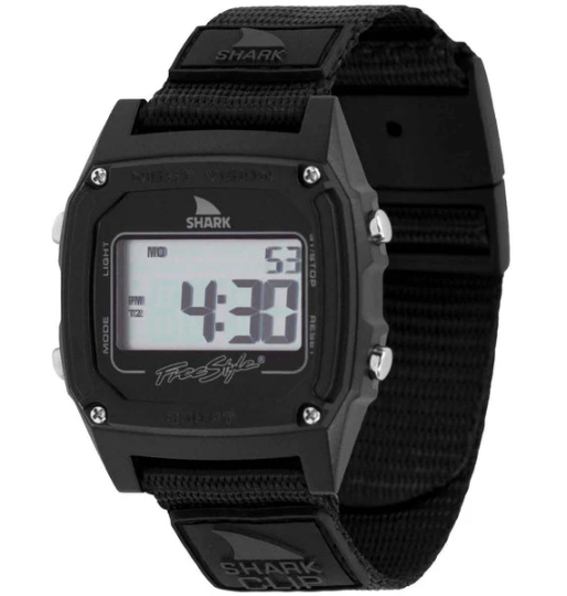 how to set the time on a freestyle shark watch