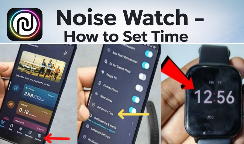 Noise Watch How to Set Time