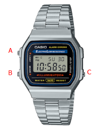 Casio Vintage Watch - How to Set