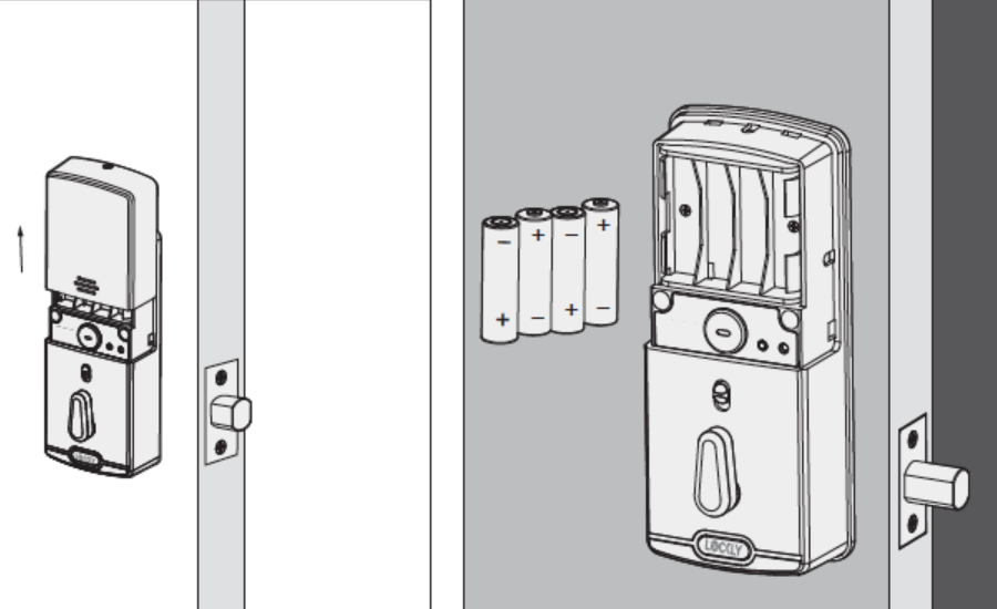 lockly smart lock battery replacement