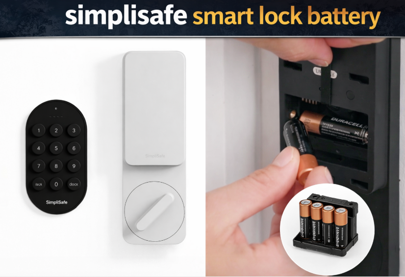 SimpliSafe smart lock battery