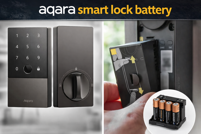 Aqara door lock battery
