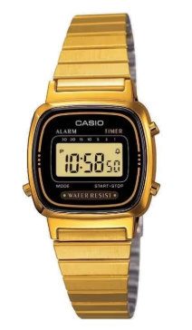 Casio LA670 - best small vintage Casio women’s watch on smal wrist 