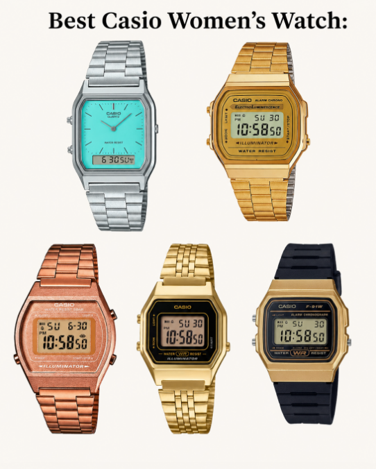 Best Casio Women’s Watch: Digital, Vintage, Gold, Sport and Budget Picks