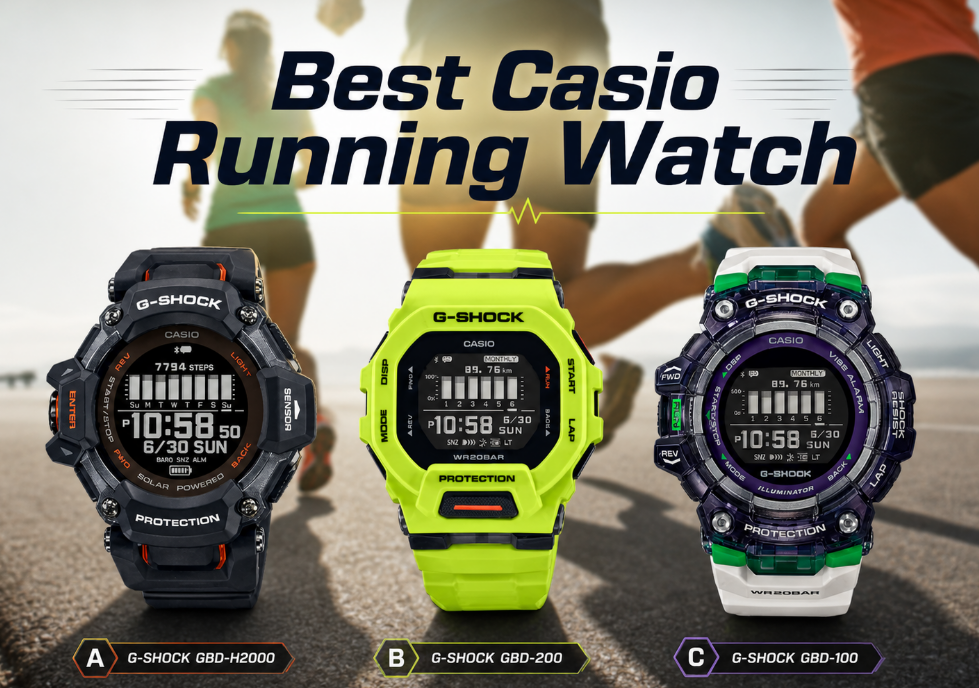 Best Casio Running Watch: G-Shock, GPS and Fitness Models Compared
