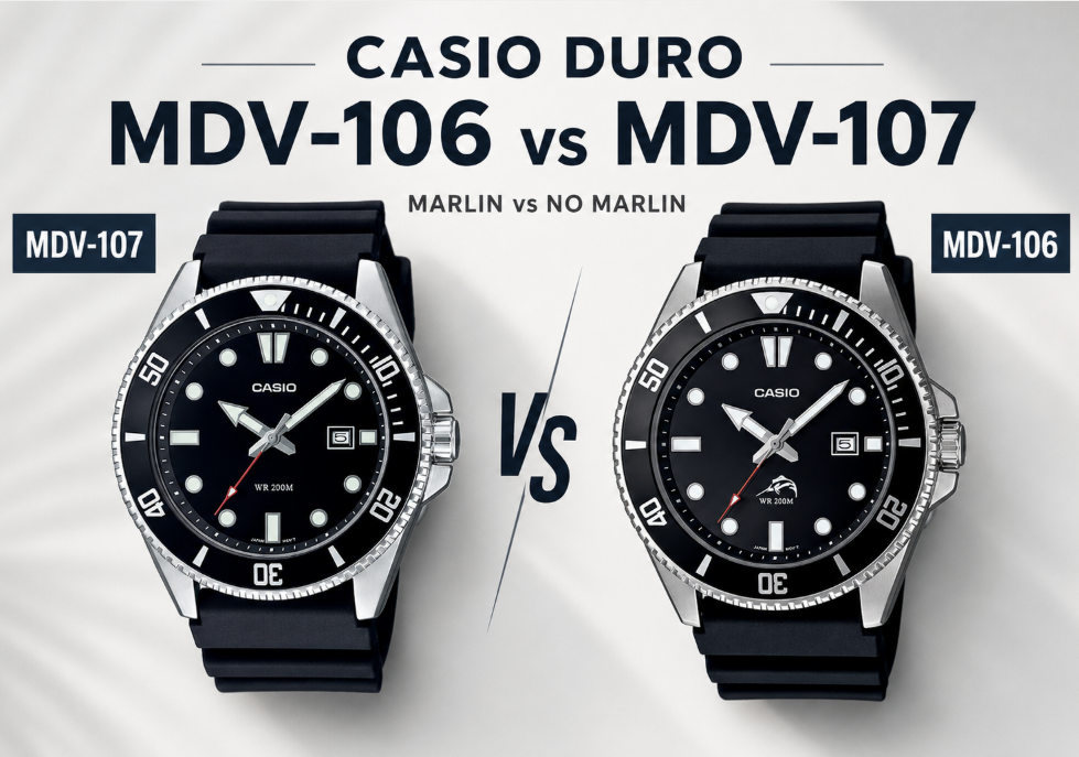 Casio Duro MDV106 vs MDV-107