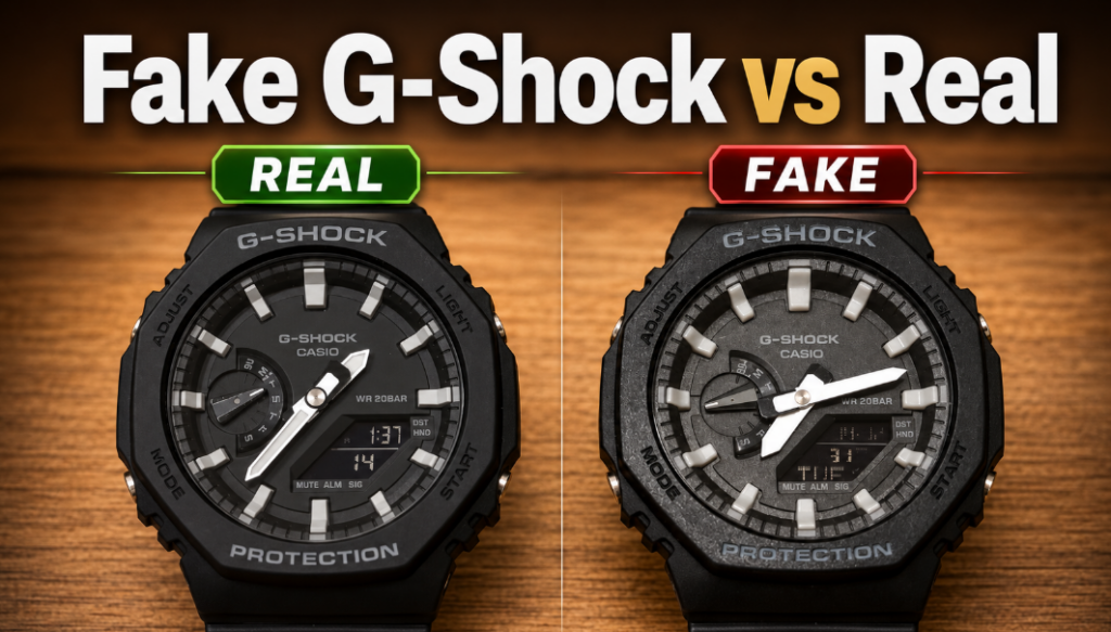 casio g shock original vs fake