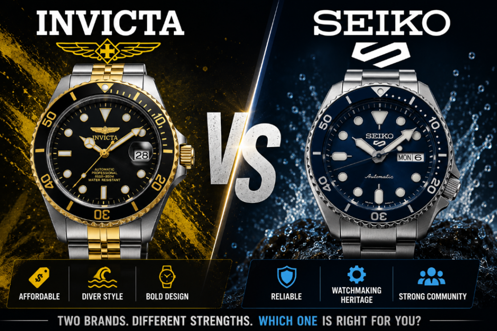 Seiko vs Invicta Invicta vs Seiko: Which Watch Brand Is Better?
