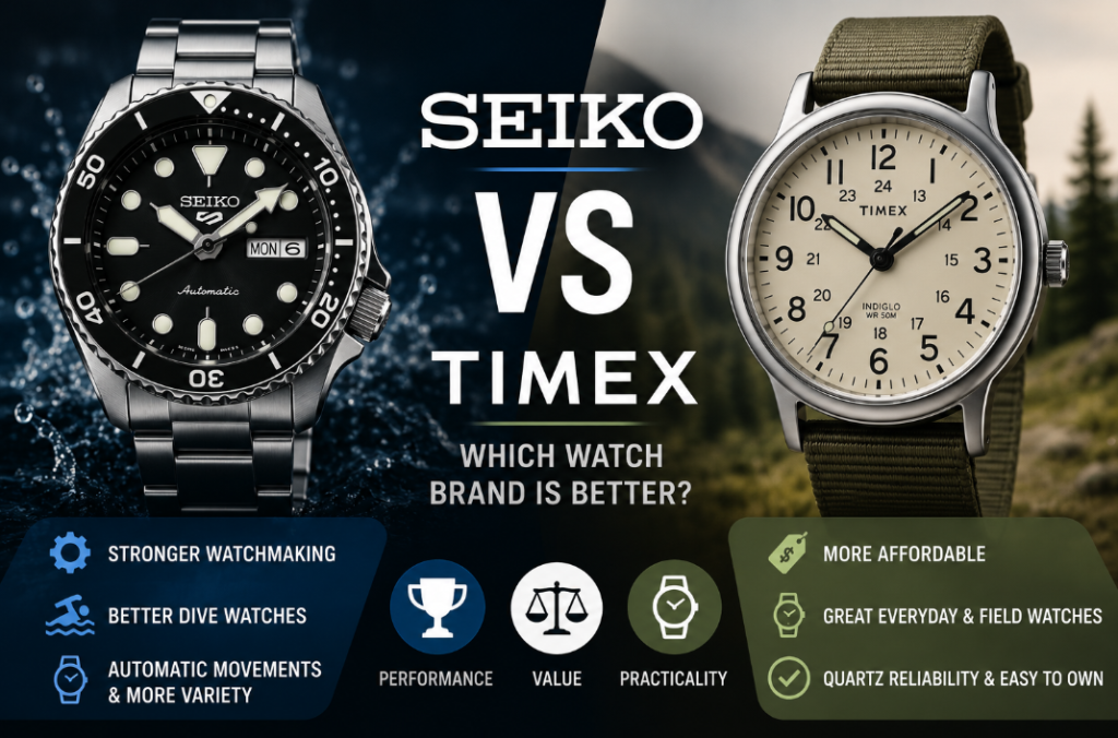 Timex vs Seiko: Which Watch Brand Is Better?
