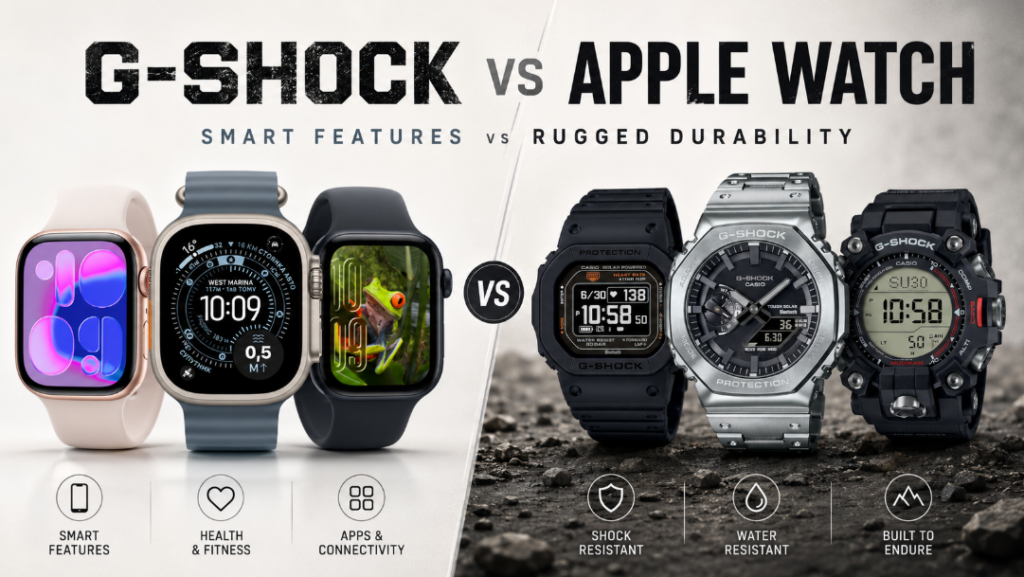 G-Shock vs Apple Watch: Which Watch Should You Buy?