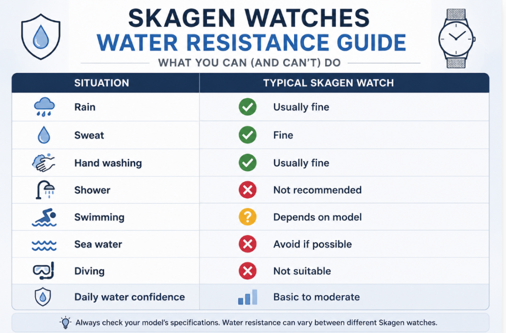 Water Resistance skagen a good watch brand
