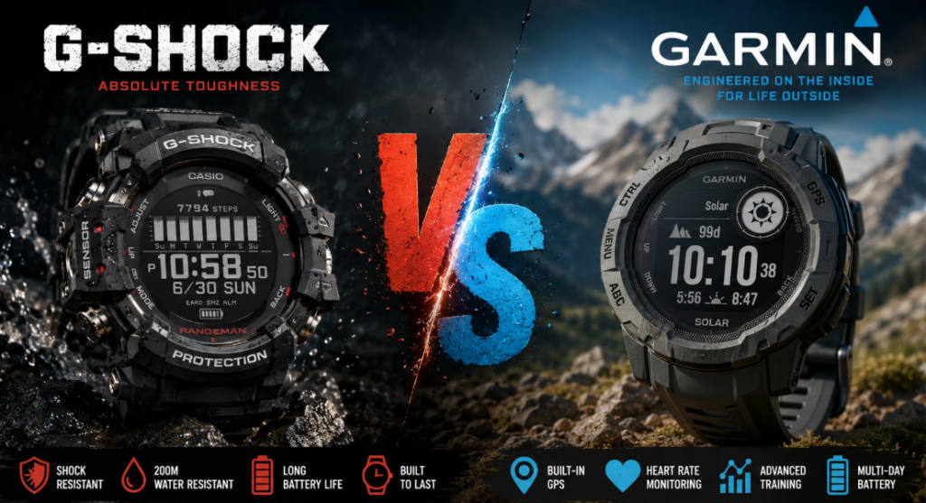 G-Shock vs Garmin