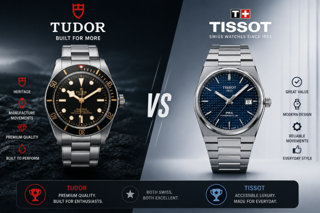 Tissot vs Tudor Which Watch Brand Is Better?
