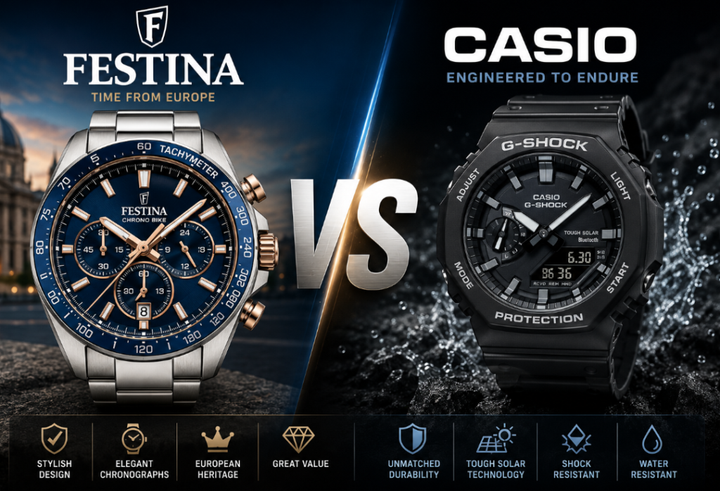 Festina vs Casio: Which Watch Brand Is Better?