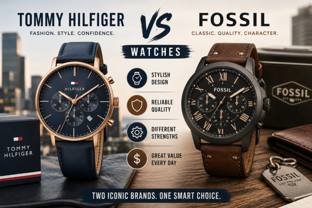 Tommy Hilfiger vs Fossil Watches