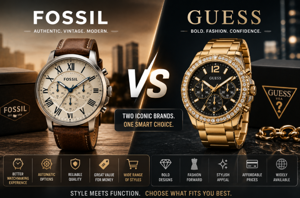 Fossil vs Guess Watches