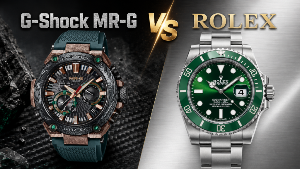 G-Shock MR-G vs Rolex