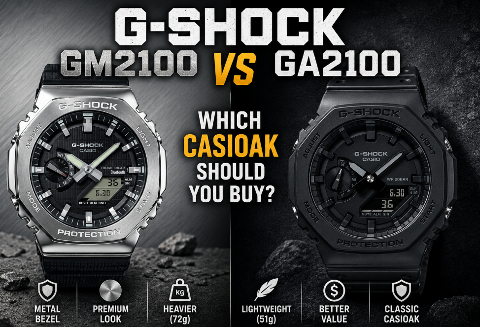 G-Shock GM2100 vs GA2100