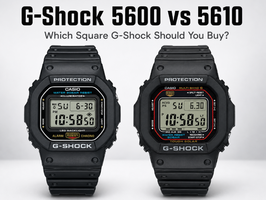 G-Shock 5600 vs 5610