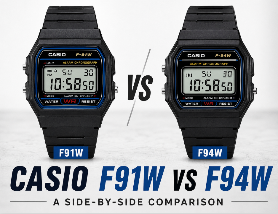 Casio F94W vs F91W