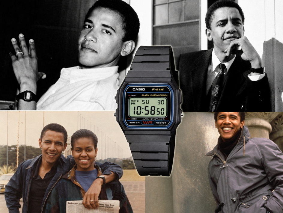Barack Obama Casio Vintage F91W