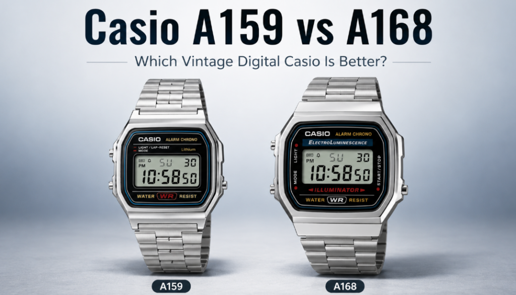 Casio A168 vs A159: Which Vintage Digital Casio Should You Buy?