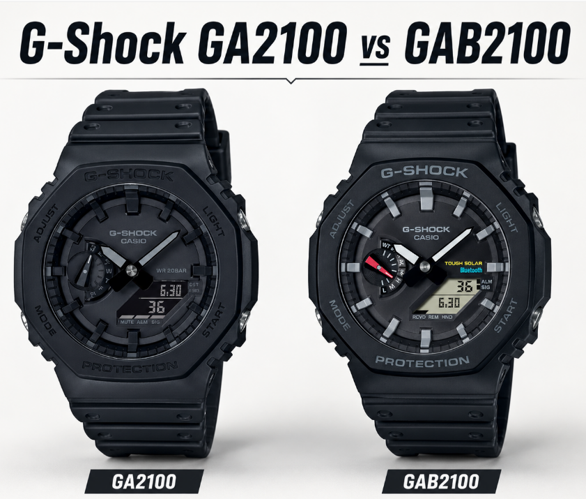 G-Shock GA2100 vs GAB2100: Which CasiOak Should You Buy?