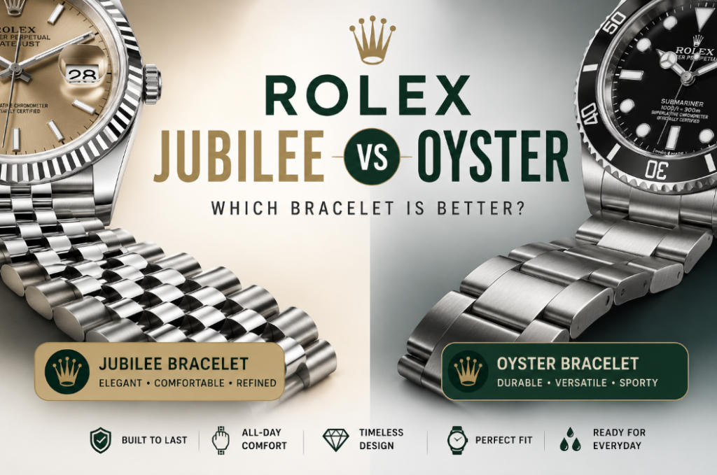 Rolex Jubilee vs Oyster Bracelet - Which Bracelet Is Better?