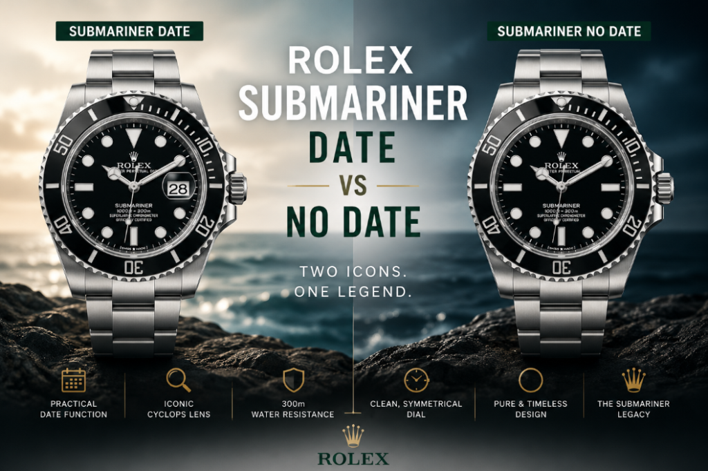 Rolex Submariner Date vs No Date - Which One Should You Buy?