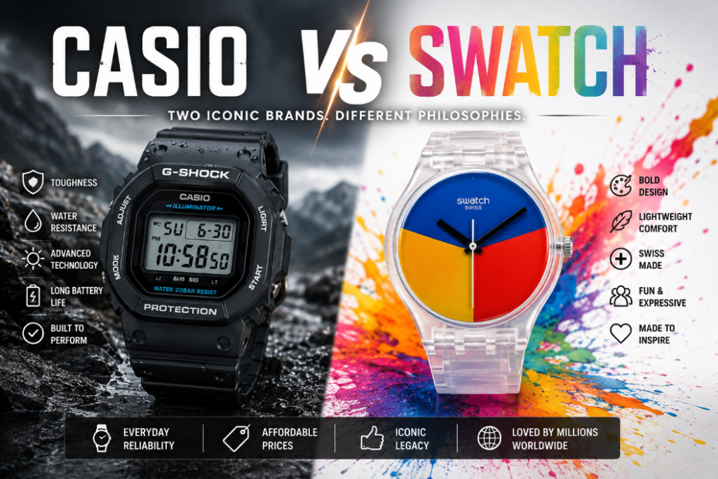 Casio VS Swatch Pros and Cons