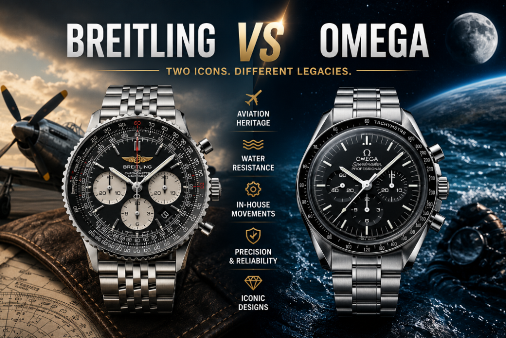 Breitling vs Omega - Which Luxury Watch Brand Is Better?