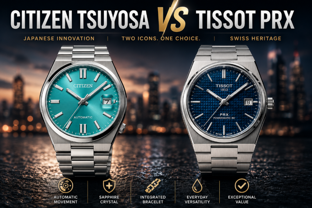 Citizen Tsuyosa vs Tissot PRX