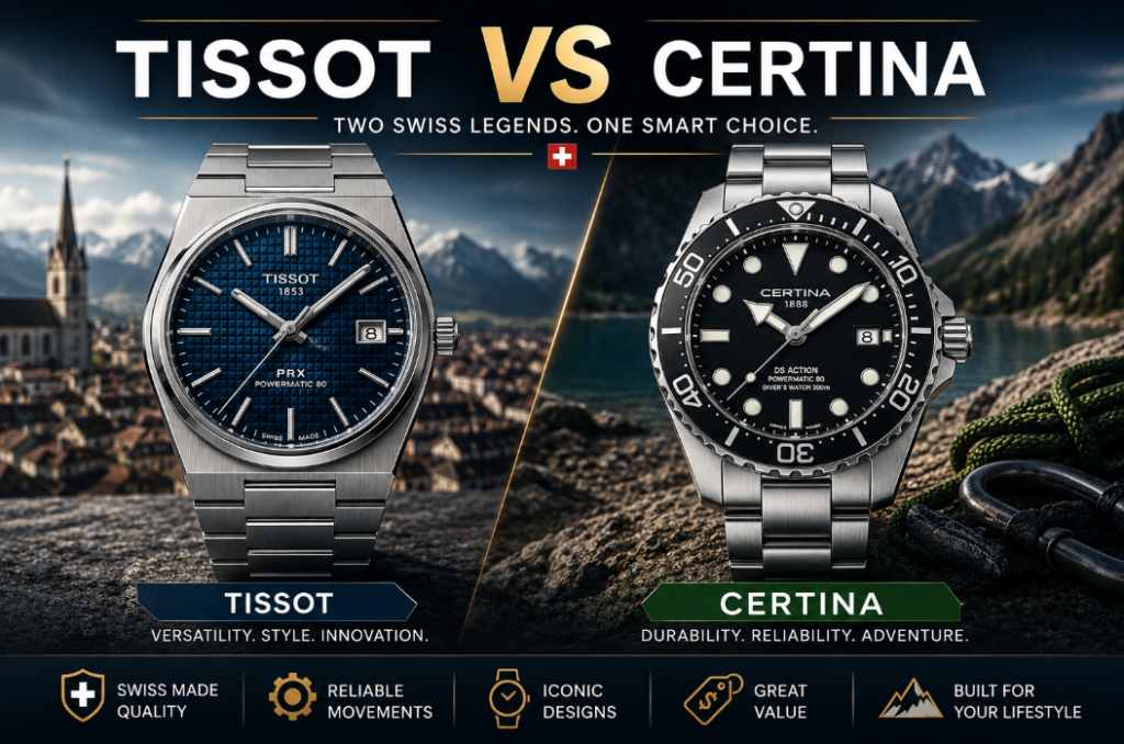 Tissot vs Certina - Which Swiss Watch Brand Is Better?